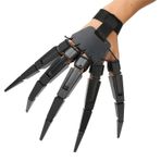 Oreq Cadılar Bayramı Eklemli Parmak Uzatma, Esnek Parmak Uzantıları Korkunç İskelet Eller Kemik Pençe El Eldiven, Cadı Hayalet Oyuncaklar Cadılar Bayramı Partisi Cosplay Kostüm için(Doğru)