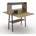 Orfis Puerta 2'li Çalışma Masası - 100 x 126 x 35 cm - Ceviz