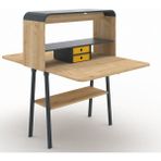 Orfis Puerta 2'li Çalışma Masası - Y: 126 cm D: 35 cm G: 100 cm - Meşe