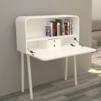 Orfis Puerta Çalışma Masası - 100 x 35 x 126 cm - Beyaz