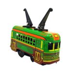 ORFOFE 1 Bilgisayar Teneke Tramvay Oyuncak Saat Oyuncak Mini Tramvay Oyuncakları Mini Tank Oyuncakları Eğitici Oyuncak Demir Kurmalı Oyuncaklar Çocuk El Sanatları Demir Dövme Demir