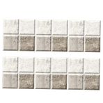ORFOFE 6 Tuğla Duvar Sticker Duvar Boyamaları Fayans Çıkartması Kendinden Yapışkanlı Backsplash Mutfak Backsplash Çıkartması Seramik Karo Çıkartmaları Çıkarılabilir Duvar Karoları