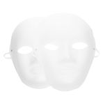 ORFOFE Görünümünüzün Boyanabilir Maskeleri Cosplay Maskeleri Etkinlikler Maskeli Balolar Ve Tiyatro Için Elastik
