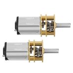 ORFOFE Robot Araba Oyuncakları Dişli Motor Seti 2 Adet 8mm D Eksen 3-6v Dc Motor