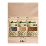 Organic Kiler 3'Lü Set Chia Tohumu , Keten Tohumu , Kinoa Tohumu Organik & Katkısız
