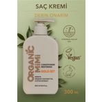 ORGANİC MİMİ Saç Kremi Hindistan Cevizi & Keratin, Kuru ve Yıpranmış Saçlar için Onarıcı Saç Bakım Kremi, 300 ml