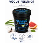 Organic Mimi Yenileyici Vücut Peelingi Hindistan Cevizi Greyfurt, El Ayak Vücut Yumuşatıcı Sıkılaştırıcı 250 G / Body Scrub Organik