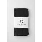 Organic Scarfs Ütü Gerektirmeyen Bambu Kraş Şal SİYAH- BMB0508