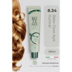 Organica Organik Saç Boyası - 8.34 Bakır Dore Açık Kumral 100 ml - Amonyaksız, Kokusuz, Vegan