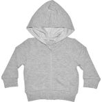 Organickid Basic Bebek Gri Kapüşonlu Sweatshirt - 3 - 6 Ay