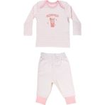 Organickid Blush Kız Bebek Pijama Takımı - 12 - 18 Ay - Pembe