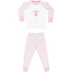 Organickid Blush Kız Çocuk Pembe Çizgili Pijama Takımı - 9 - 10 Yaş