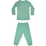Organickid Charmed Kız Çocuk Yeşil Pijama Takımı - 9 - 10 Yaş
