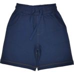 Organickid Denim Görünümlü Bebek Bermuda Şort - Lacivert - 1,5 - 2 Yaş