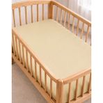 Organickid Home Collection Bej Tek Kişilik Lastikli Çarşaf 70X140