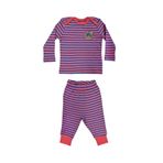 OrganicKid Mix Kız Bebek Gül Kurusu Pijama Takımı