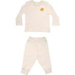 Organickid Naturel Bebek Pijama Takımı - 0 - 3 Ay - Bej