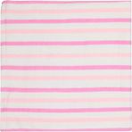 Organickid Pink Star Bebek Pembe Çizgili 120X120 Battaniye