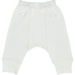 Organickid Serene Bebek Beyaz Harem Pantolon - 0 - 3 Ay