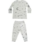 Organickid Space Bebek Gri Pijama Takımı - 6 - 9 Ay