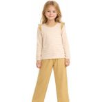 Organickid Terra Kız Çocuk Pijama Takımı - 9 - 10 Yaş - Turuncu