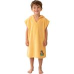 Organickid Towel Çocuk Turuncu Kapşonlu Panço Plaj Havlu - 9 - 10 Yaş