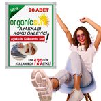 Organicsun 20'li Paket Ayakkabı Koku Önleyici Giderici Toz 120 Gün Etkili Ayak Kokusu Tozu Giderici