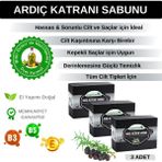 Organicsun Doğal Ardıç Katranı Sabunu 140 Gr x 3 Adet Tüm Cilt Tipleri İçin Antiseptik ve Yenileyici Etkili