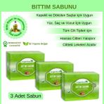 Organicsun Doğal Bıttım Sabunu 140 Gr x 3 Adet Saç Dökülmesine Karşı Tüm Saç ve Cilt Tipleri İçin