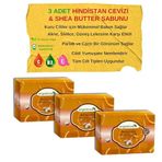 Organicsun Doğal Hindistan Cevizi & Shea Butter Sabunu 140 Gr x 3 Adet Tüm Cilt Tipleri İçin Besleyici ve Onarıcı Etkili