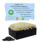 Organicsun Doğal Kabak Lifli Aktif Karbon Sabunu 120 Gr Tüm Cilt Tipleri İçin Kırışıklık ve Yaşlanma Karşıtı