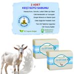 Organicsun Doğal Keçi Sütü Sabunu 140 Gr x 2 Adet Tüm Cilt Tipleri İçin Nemlendirici ve Yenileyici