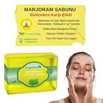 Organicsun Marjoram Oil & Tea Tree Çay Ağacı Sabunu 140 gr Akne Gidermeye Gözenek Sıkılaştırmaya Yardımcı Doğal Sabun