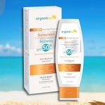 Organicsun Spf 50+ Yüz Ve Vücut Güneş Kremi 100ML – Leke Karşıtı, Yüksek Korumalı, Suya Dayanıklı, Her Cilt Tipine Uygun, Vegan