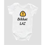 Organik %100 Pamuk Dikkat Laz Bebek Body ZBN079