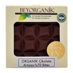 Organik 40 gr Artizan %70 Bitter Çikolata