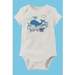 Organik Baskılı Pamuklu Unisex Bebek Body LMN4587GN, Yeni Doğan