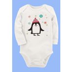 Organik Baskılı Pamuklu Unisex Bebek Body Uzune143 1619-LMNN, 3 Yaş