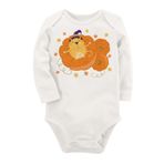 Organik Baskılı Pamuklu Unisex Bebek Body Uzune157, 2-4 Yaş