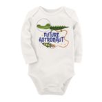 Organik Baskılı Pamuklu Unisex Bebek Body Uzune161, 2-4 Yaş