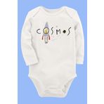 Organik Baskılı Pamuklu Unisex Bebek Body Uzune170 1681-LMNN, 9 Ay