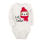 Organik Baskılı Pamuklu Unisex Bebek Body Uzune173 1763-LMN, 12 Ay