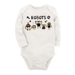 Organik Baskılı Pamuklu Unisex Bebek Body Uzune174 1650-LMN, 6 Ay