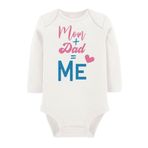 Organik Baskılı Pamuklu Unisex Bebek Body Uzune210 1690-LMN, 12 Ay