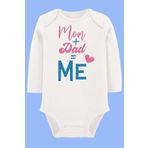 Organik Baskılı Pamuklu Unisex Bebek Body Uzune210 1690-LMNN, 3 Yaş