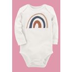 Organik Baskılı Pamuklu Unisex Bebek Body Uzune254 1640-LMNN, Yeni Doğan