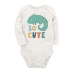 Organik Baskılı Pamuklu Unisex Bebek Body Uzune274 1648-LMN, 9 Ay