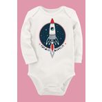 Organik Baskılı Pamuklu Unisex Bebek Body Uzunkole13 1794-LMNN, 3 Yaş