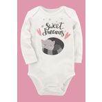 Organik Baskılı Pamuklu Unisex Bebek Body Uzunkole31, 2 Yaş