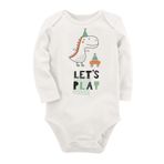 Organik Baskılı Pamuklu Unisex Bebek Body Uzunkole58 1779-LMN, 9 Ay